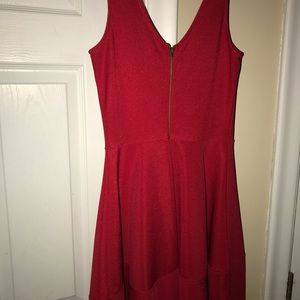 LULUS RED HOME BEFORE DAYLIGHT DRESS SIZE XS